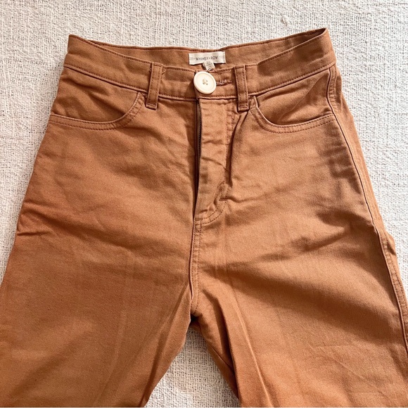 Whimsy + Row Flora Wide Leg Pant in Mushrooms Tan - Picture 5 of 6